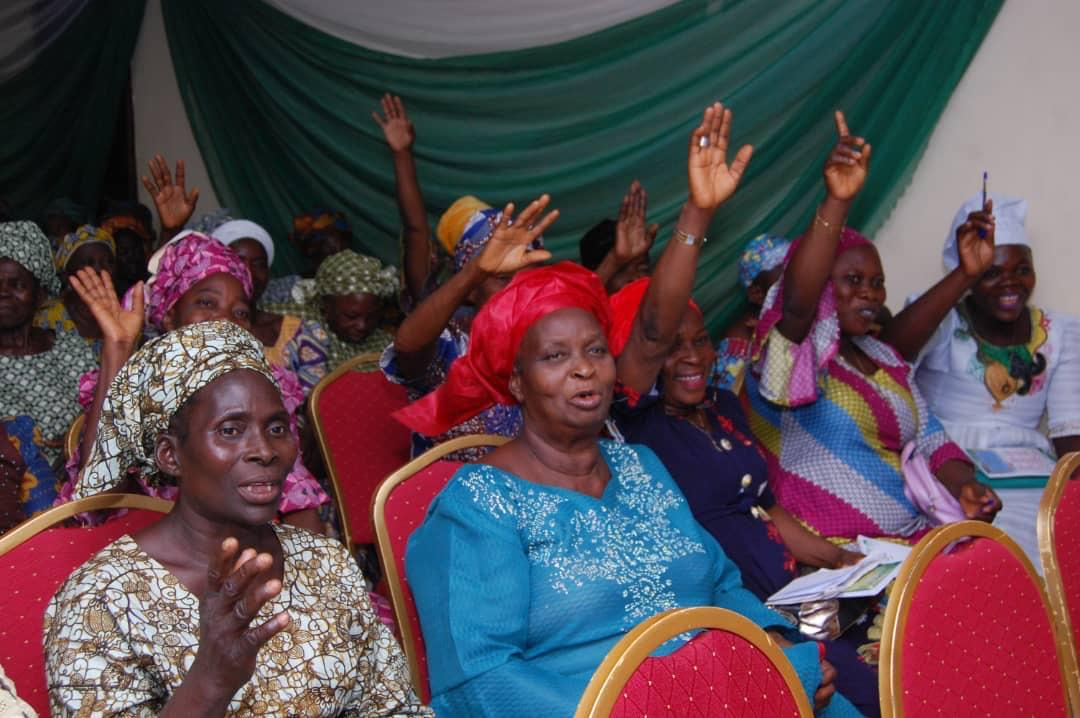 Women participating in a community workshop
