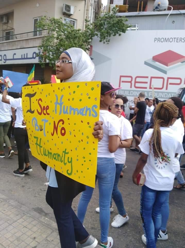 Advocacy march in Lebanon